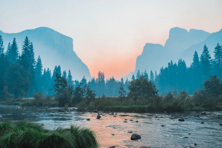 Atmospheric AI generated landscape